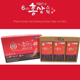 Daily One 6-year-old red ginseng stick gift set 12g 30 packets Holiday parents’ health Lunar New Year Chuseok gift / 데일리원 6년근 홍삼스틱 선물세트 12g 30포 명절 부모님 건강 설 추석 선물