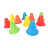 aloala Triangle Mini Color Soft Cone Soccer Dribble Mark Markers