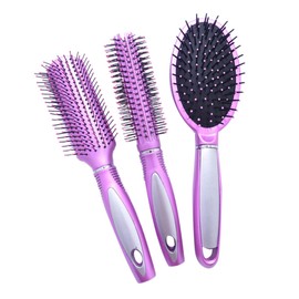 TOVINANNA 3pcs Hair Comb Set Massage Comb Detangle Wet/dry Hair Vent Brush Paddle Brush