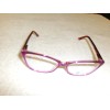 Modern Optical Eyeglass Frames Effort Plum Crystal Red 55[]16-140 Rx