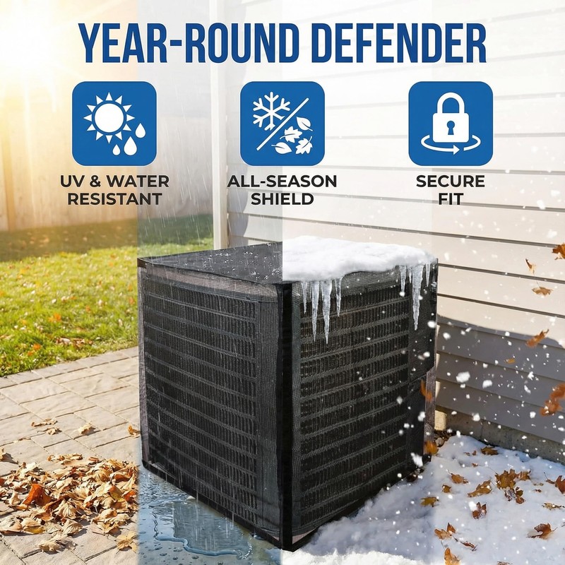 Little World Air Conditioner Cover Outdoor AC Unit Screen Cover