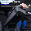 Zpana Car Center Console Cover, Scratch-Resistant Leather Vehicle Armrest Seat