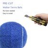 ZUJEAM Tennis Balls for Walkers Pre Cut, Walker Tennis Balls
