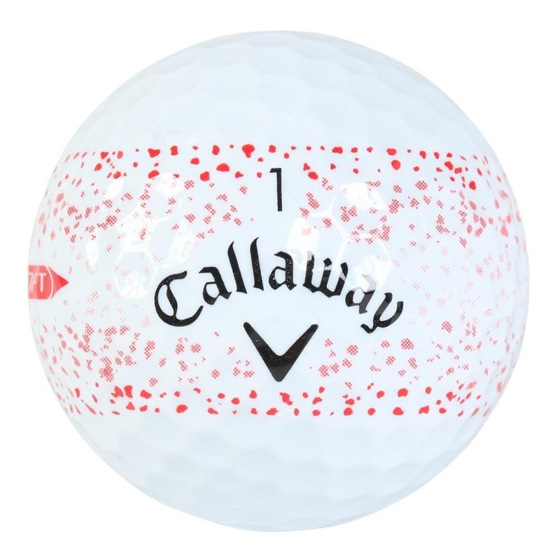 Callaway Golf Balls SUPERSFT 25 RED SPLATTER 3B SLEEVES (3