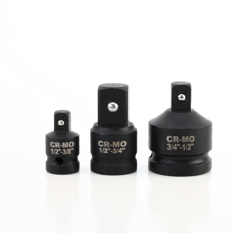Impact Socket Adapter Set, 3/4" to 1/2", 1/2" to 3/4",