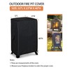 SheeChung Fire Pit Cover for Panovue Metal Chiminea Fire Pit,Heavy