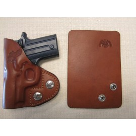 Braids Holsters Fits Sig p238 formed brown leather wallet & pocket holster