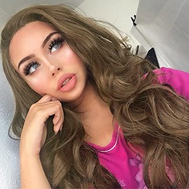 Brown Wigs for Black Women Lace Front Wig Realistic Soft Long Body Wave Honey Blonde Curly Wavy Synthetic Hair Plucked Natural Hairline Glueless Full Frontal Heat Resistant Fiber Daily Cosplay 22 Inch