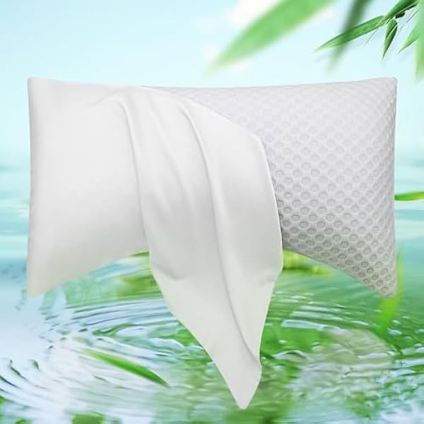 Cooling Side Sleeper Pillow Cases - Curved Rayon Derived from