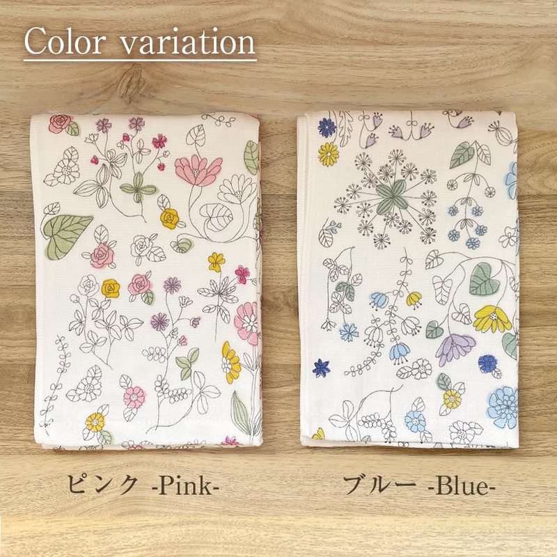 Imabari Towel, Certified Gauze & Pile Bath Towel, Pink, Lilica,