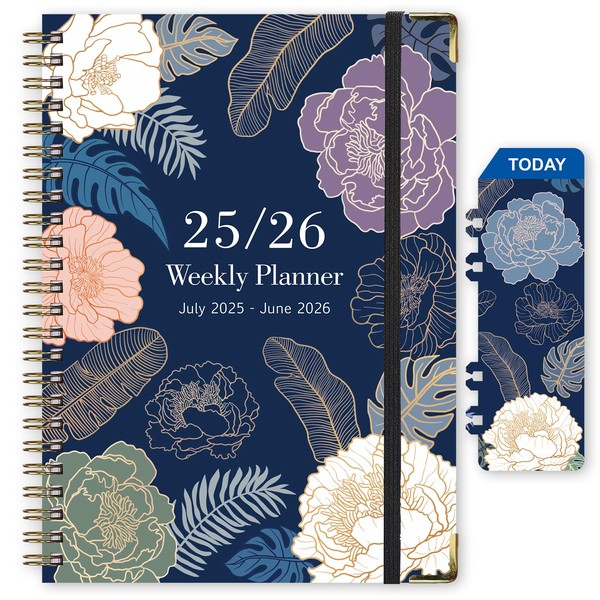 Agenda 2025-2026 Planner, Hardcover Weekly Monthly Planner July 2025-June 2026,