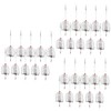 Kisangel 30pcs Stainless Steel Fishing Bait Trap Cage Basket Feeder