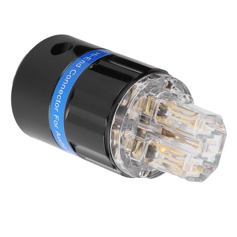 Monosaudio Connector Transparent Pure Copper GoldPlated Audio Power Connector (F105G