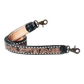 American Darling Hand Tooled Genuine Leather Crossbody Handle Strap for Bags | Phone Crossbody Strap | Crossbody Keychain Strap for Wallet Purse Clutch Cellphone Key Chain Holder | Shoulder Bag Strap