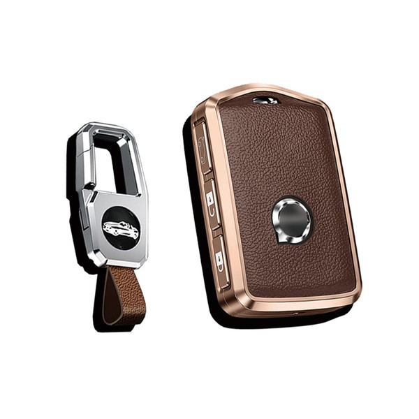 Ysbxitu Keyless Remote Key Case with Key Fob Fit for