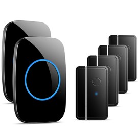 Door Chime When Door Opens, FullHouse Door Sensor Wireless Entry Alarm with 1000ft Range, 60 Chimes and 5 Volume Levels for Business/Store/Home/Office