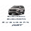 GM Emblem for 2021 -2024 SUBURBAN Door Tailgate RST Badge