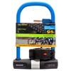 WordLock 14 mm Steel Shackle Match Word On Key With Lock Black & Blue 4.5" x 8"
