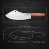MEN WITH THE POT Meat Cleaver Knife, Hand Forged Ultra