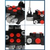 FAHKNS 3 Spool 11 GPM Hydraulic Flow Control Valve 3600