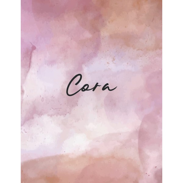Cora: Dot Grid Notebook 8.5 x 11| For Graphing Pad,