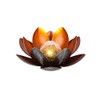 Dehner Lotus Solar Light, Diameter 27.5 cm, Height 12 cm,