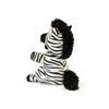 Trudi 29309 Zebra Plush Hand Puppet, Black, White, S