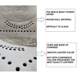 1clickautoacc Genuine Mexican Respaldo Leather Car/Truck Seat Cushion Stallion Horse COWHIDE