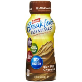 Carnation Breakfast Essentials Rich Milk Chocolate Flavor 8 oz. Bottle Ready to Use, 12230369 - Case of 24