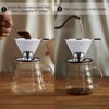 FOXAS Pour Over Coffee Filter Dripper, Reusable Stainless Steel Metal