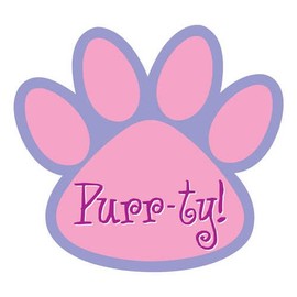 8-Count Party Invitation Postcards, Purr-Ty Time Birthday