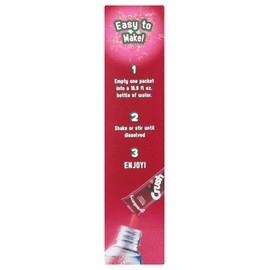 Crush Strawberry Sugar/Caffeine Free Hydrating On-the-Go Drink Mix: Wild Purple Smash - 1 Box (6 Packets)