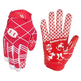 Seibertron Pro 3.0 Elite Ultra-Stick Sports American Football Receiver Gloves for Youth and Adult