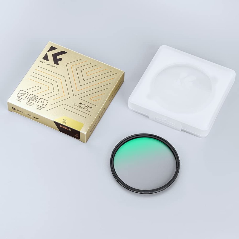 K&F Concept 67mm CPL Filter Circular Polarizing Lens Filters (Nano-D