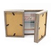 Smiling Art Foldable Photo Frame for 3 Landscape and Portrait