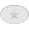 Ekena Millwork ROSP070X048X050DAL08 Standard Dalton Star Rosette With Rounded Edge,