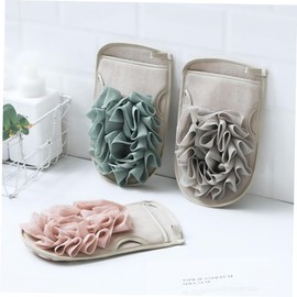 Ipetboom Sets Exfoliating Bath Mitts Reusable Shower Gloves Gentle Skin Exfoliation Hand Size Fit for Women and Men Pcs Random