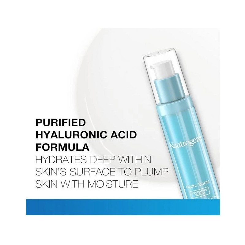 Neutrogena Hydro Boost Hydrating Hyaluronic Acid Serum for Face &