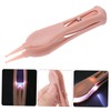 FRCOLOR Nose Cleaning Tweezer Clip Durable Practical Skid Handle LED