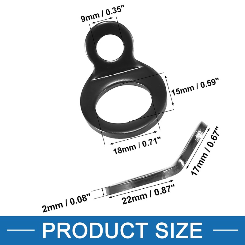 A ABSOPRO Tie Down Anchors Hooks Strap Rings for Motorcycle