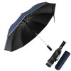 Pioggistar Windproof Folding Umbrella, Automatic Reverse Umbrella, Large Rain Umbrella,