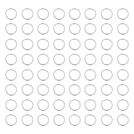 Shapenty 1350PCS Open Jump Rings Connectors Bulk Iron Jewelry Finding Rings for DIY Charm Craft Making Supplies Earring Necklace Bracelet Choker Key Chain (Silver, 8mm)