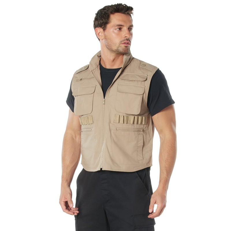 Rothco Ranger Vest, Khaki, Medium