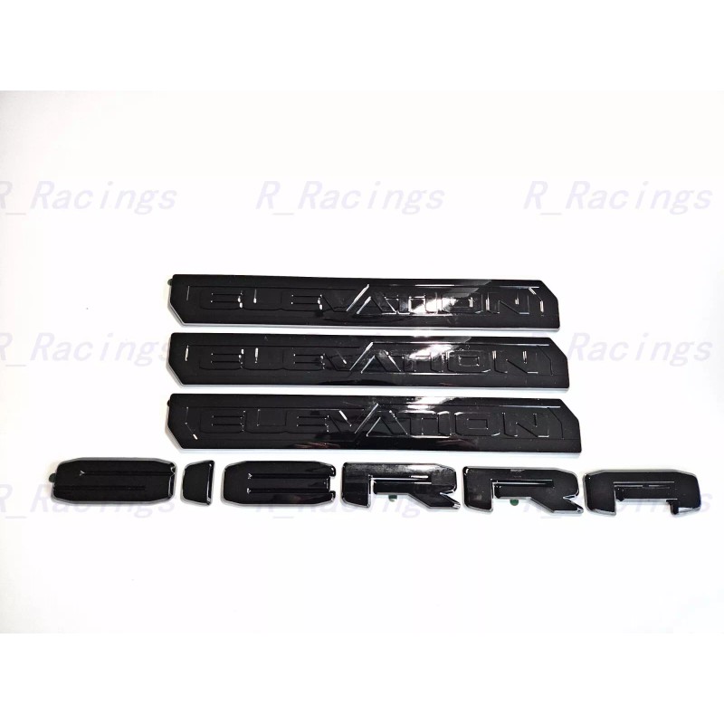 Sierra Overlay Gloss black X31 Off Road Sierra Elevation Emblem
