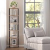 TUTOTAK Bookshelf, 6-Tier Tall Book Shelf, Narrow Bookcase for Small