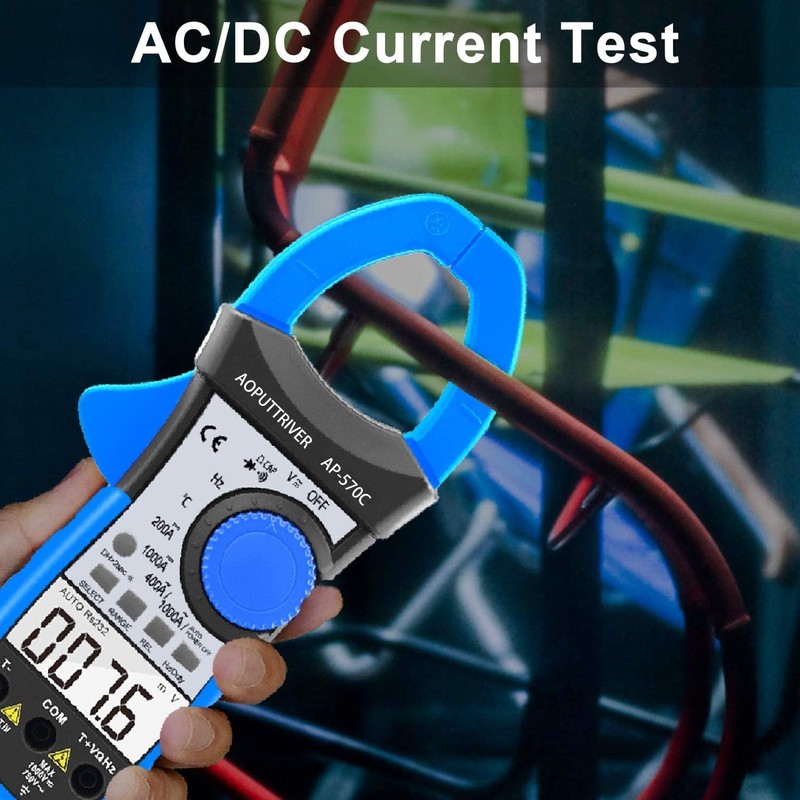 Digital Clamp Meter Multimeter AP-570C 4000 Counts Auto Range Clamp