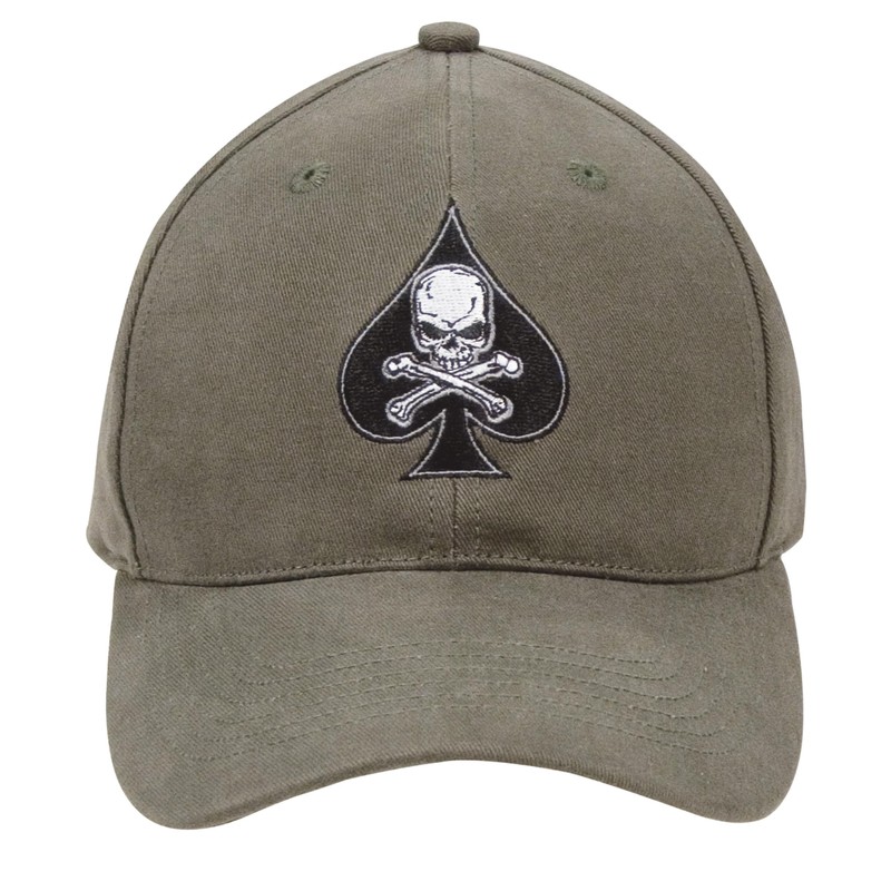 Rothco Black Ink Death Spade Low Profile Insignia Cap -