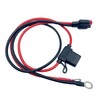 2.1FT 12AWG Anderson Power Cable to O Ring Terminal for