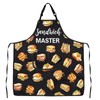 VAMSII Sandwich Lover Apron With Pockets Sandwich Master Adjustable Apron