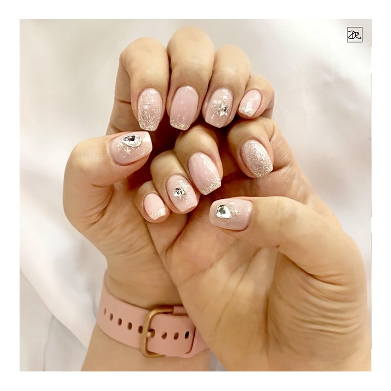 Dara Beauty August Art of the MonthWedding Stone Nail❣ -